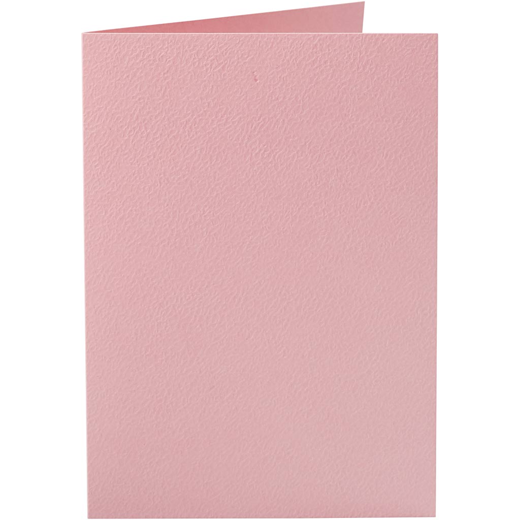 Tarjetas de compañía Creativ Rosa claro 10.5x15cm, 10st.