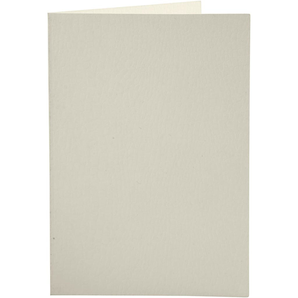 Tarjetas de empresa Creativ, tamaño tarjeta 10,5x15 cm, blanquecino, 10 unidades, 1 caja