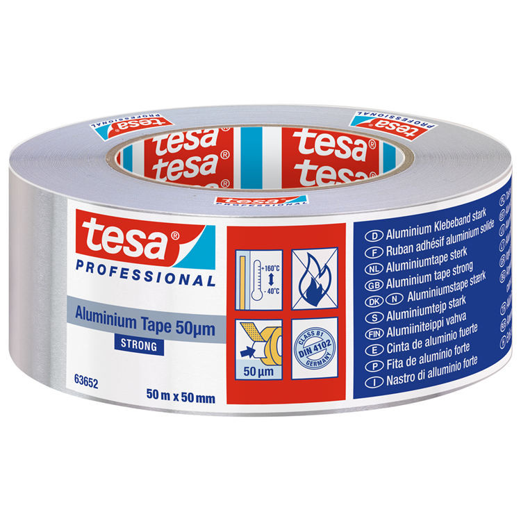 Tesa professional 1002625 - tesa alu.nastro 50mmx50m | 18 pezzi