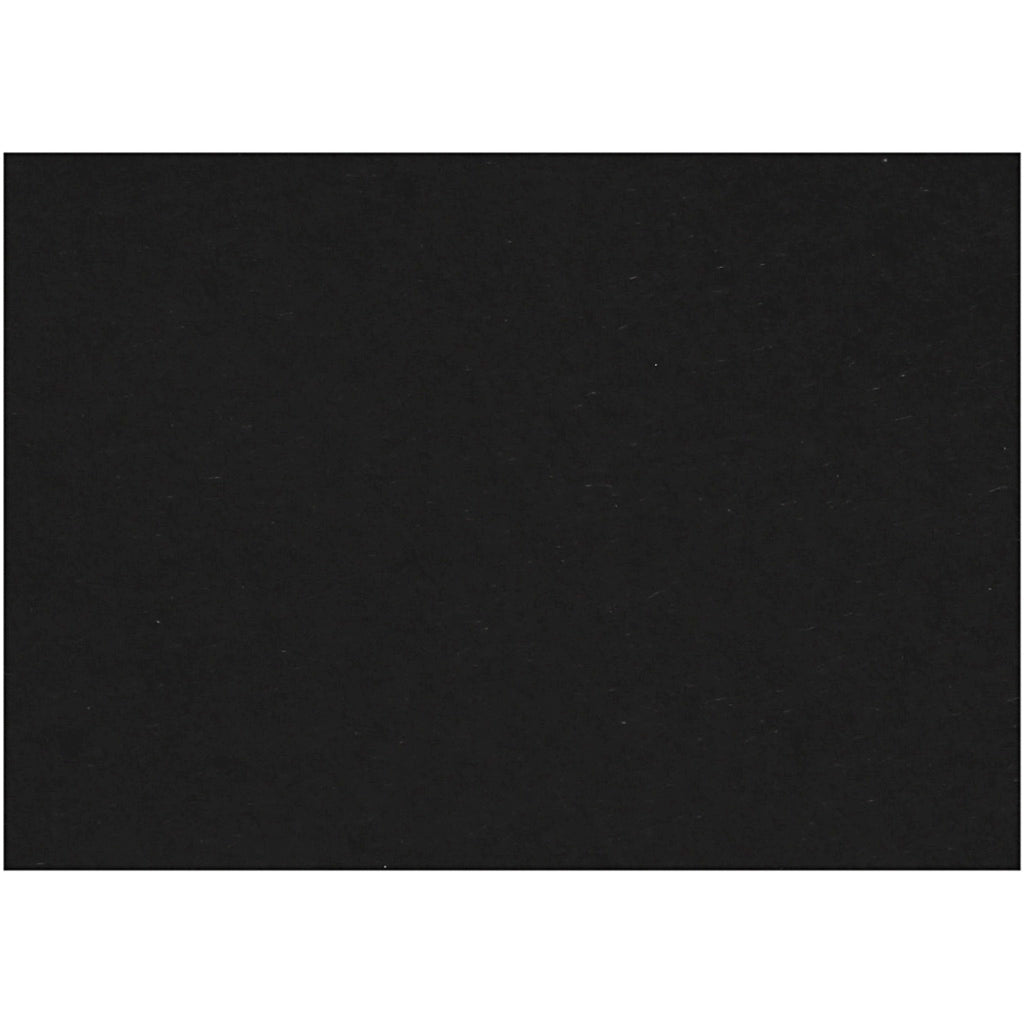 Creativ company cartulina de colores, a4, hoja 210x297 mm, 200 gr, negro, 100 hojas 1 caja