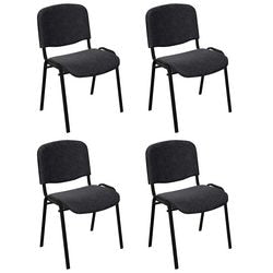 Sedia visitatore stile Nowy impilabile grigia