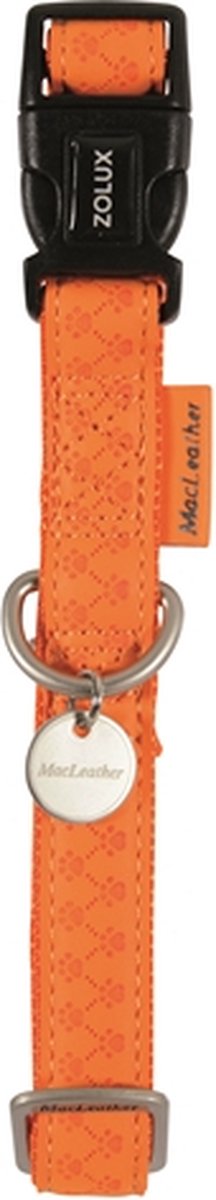 MacLeather Collar Orange