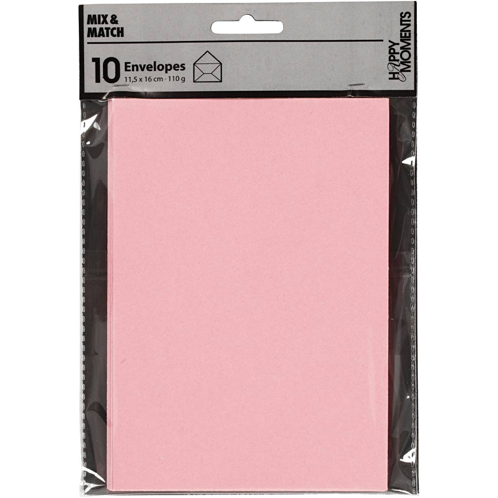 Creative Company Envelope Light Red, 11.5x15cm, 10st.