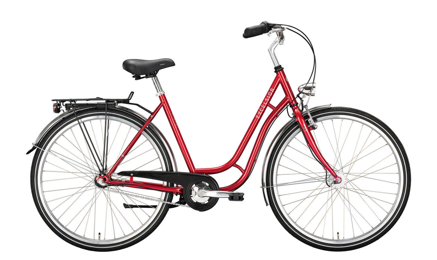 Excelsior City Bike Touring Niro Nd (#1) Bike Excels.Tour.Niro Nd 28 53 3SP CB Red Metal.