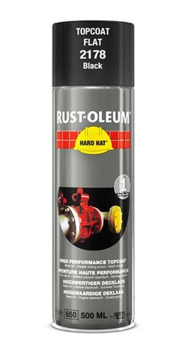 Bomboletta spray Ruggine-oleum nero Ral9005 opaco 500ml