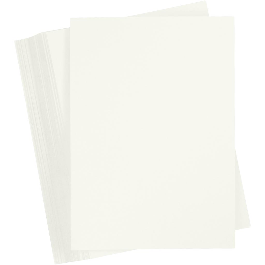 Creativ company cartulina de colores, a6, hoja 105x148 mm, 180 gr, blanquecino, 100 hojas 1 caja