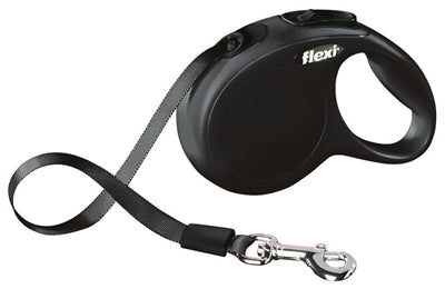 Nastro classico della linea retrattile Flexi nero