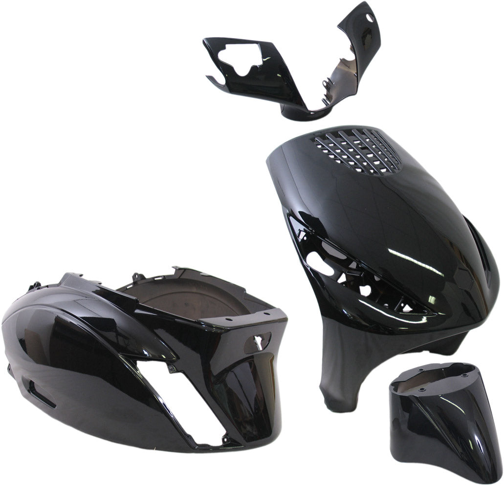 Edge Place de 4 piezas para zip zip 2000 2t 4t del año 2000 Metallic Black