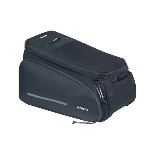Basil backpack move trunk bag move velcro strap fastening black