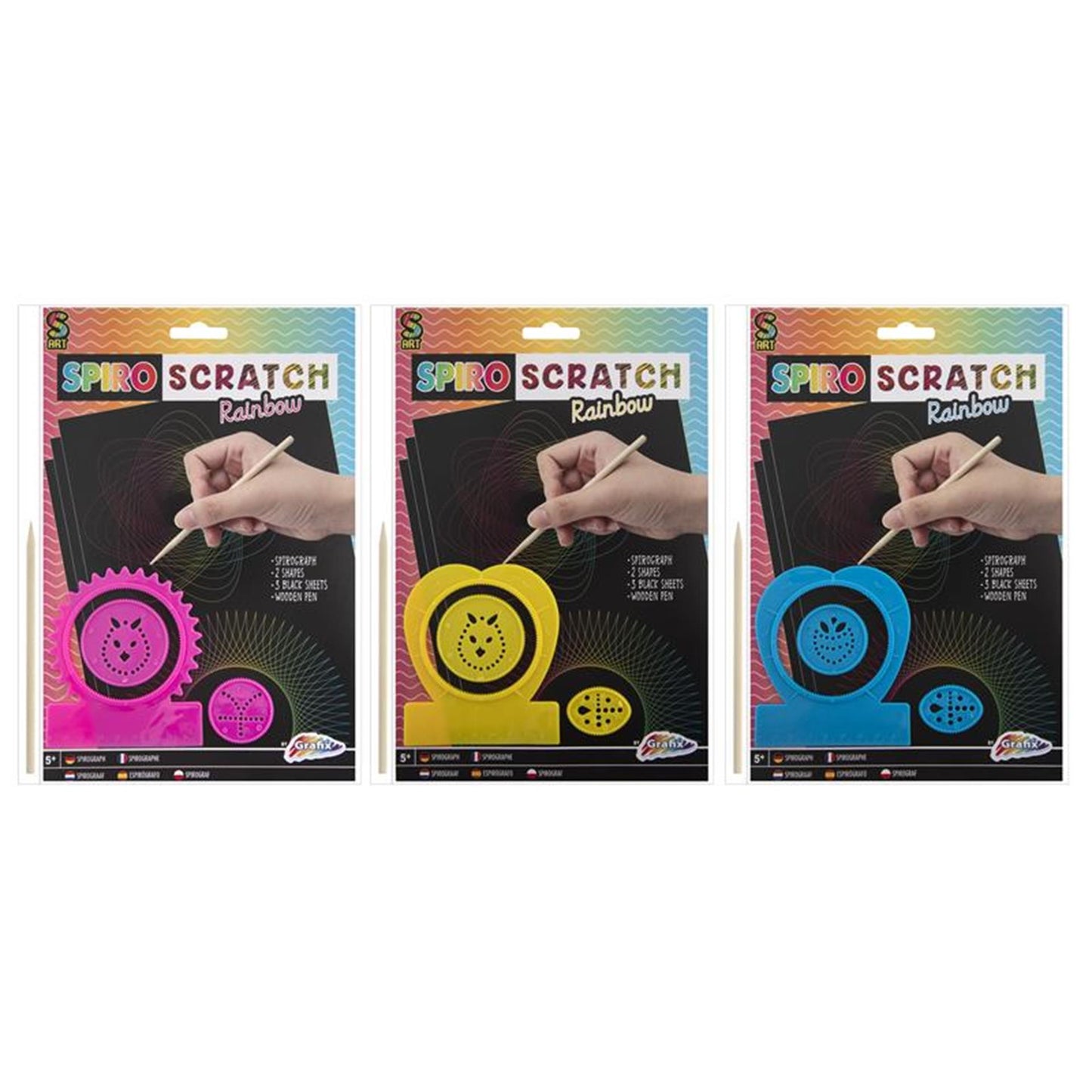 Scratch Set con espirales