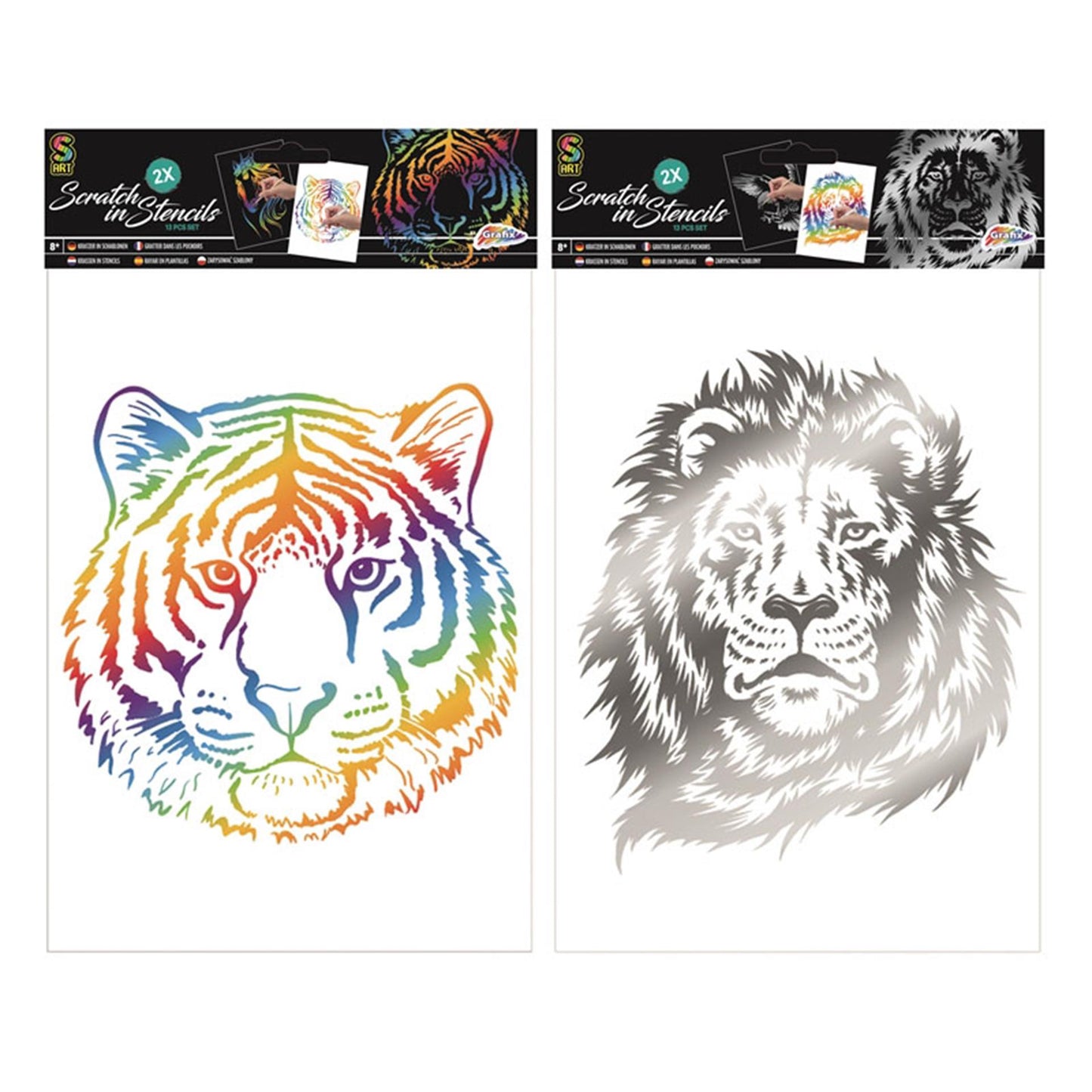 Scratch Set Regenboog - Tiger Unicornio