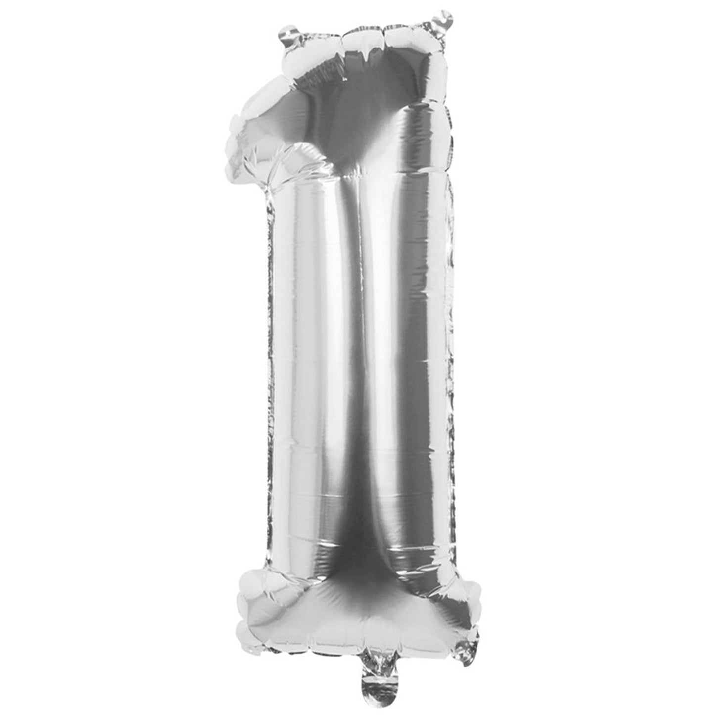Palloncino foil Boland numero '1' argento 86 cm