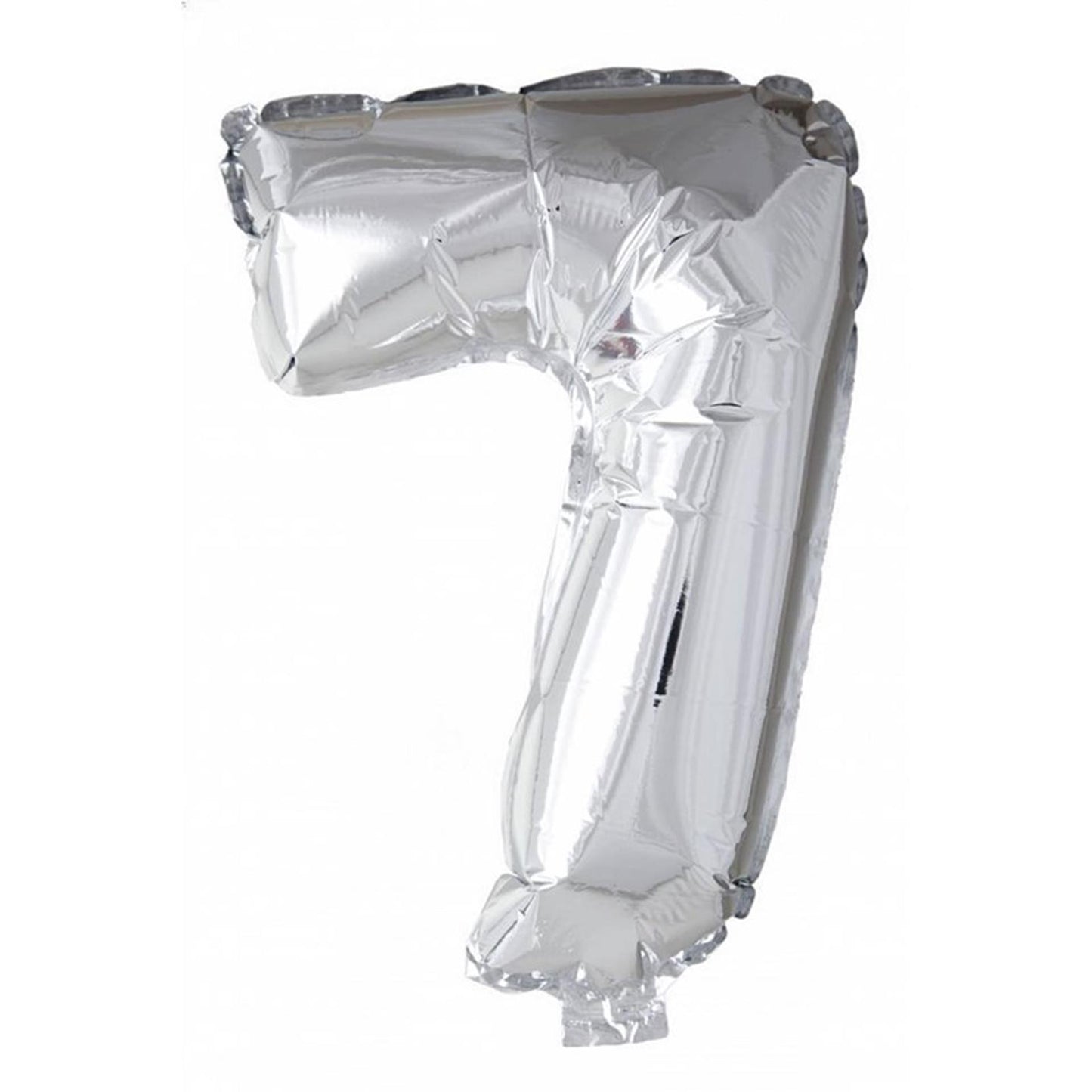 Palloncino foil Boland numero '7' argento 86 cm