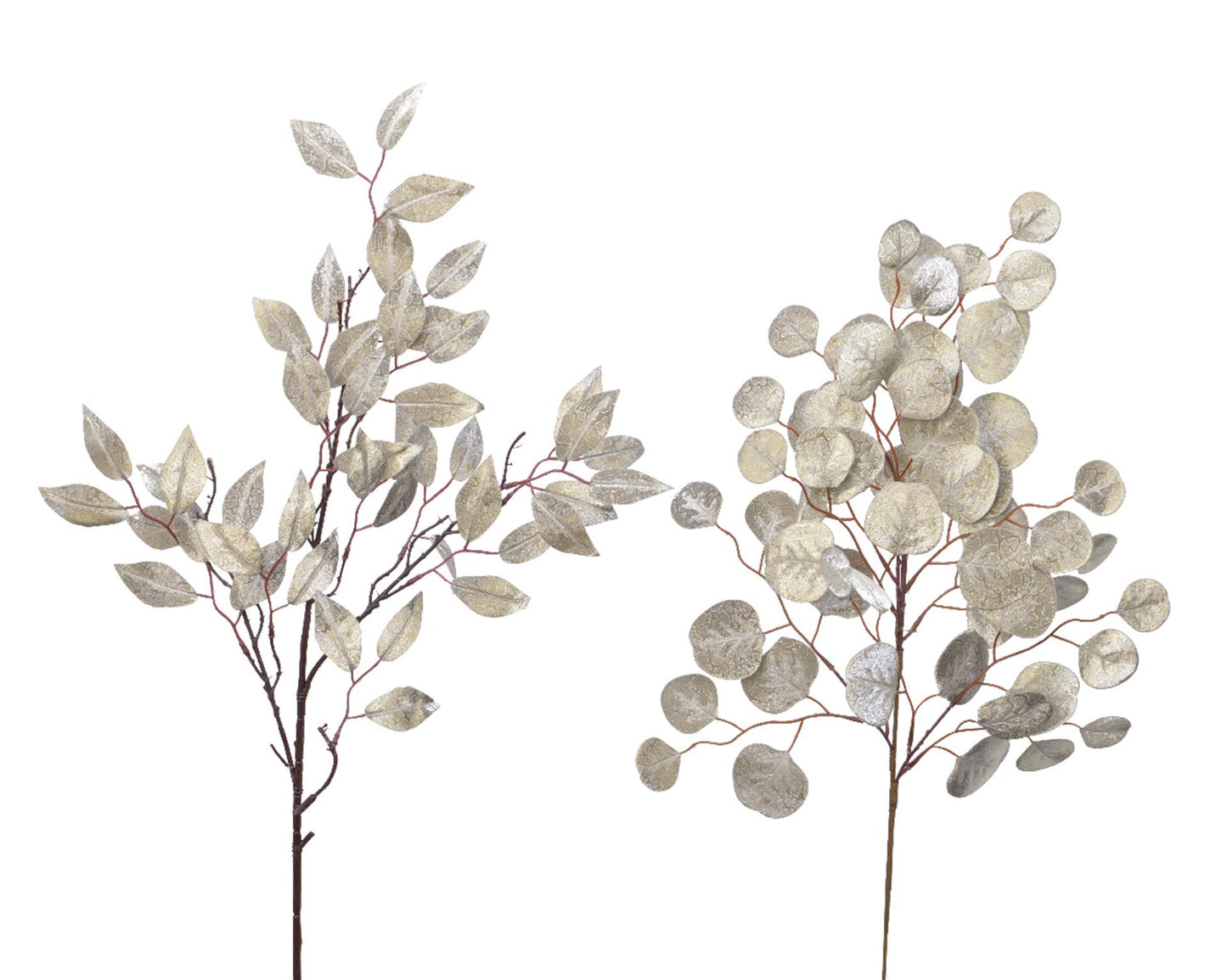 Decoris ramo artificiale glitter champagne 72cm