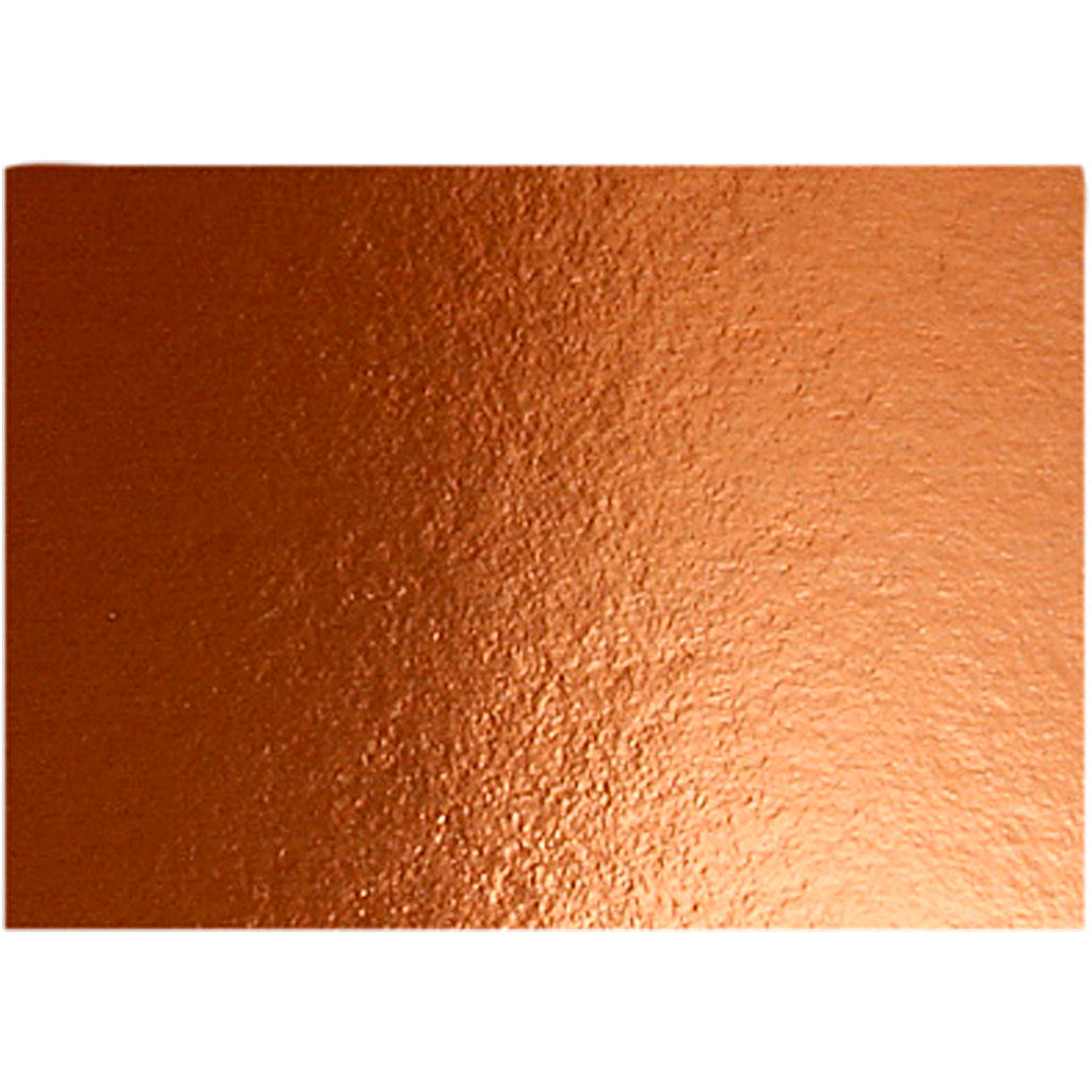 Creativ company cartoncino metallizzato, a4, foglio 210x297 mm, 280 gr, rame, 10 fogli 1 scatola