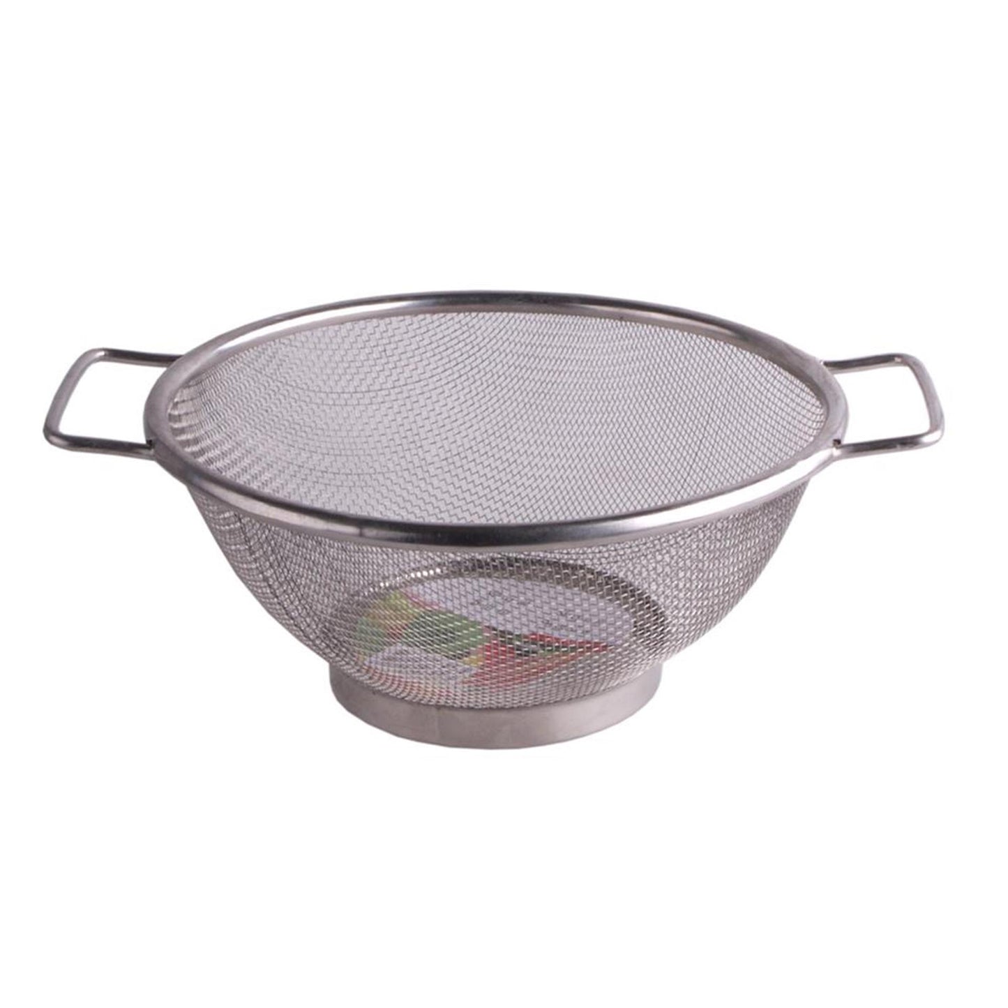 Colador utensilios de cocina acero inoxidable ø18cm con asas