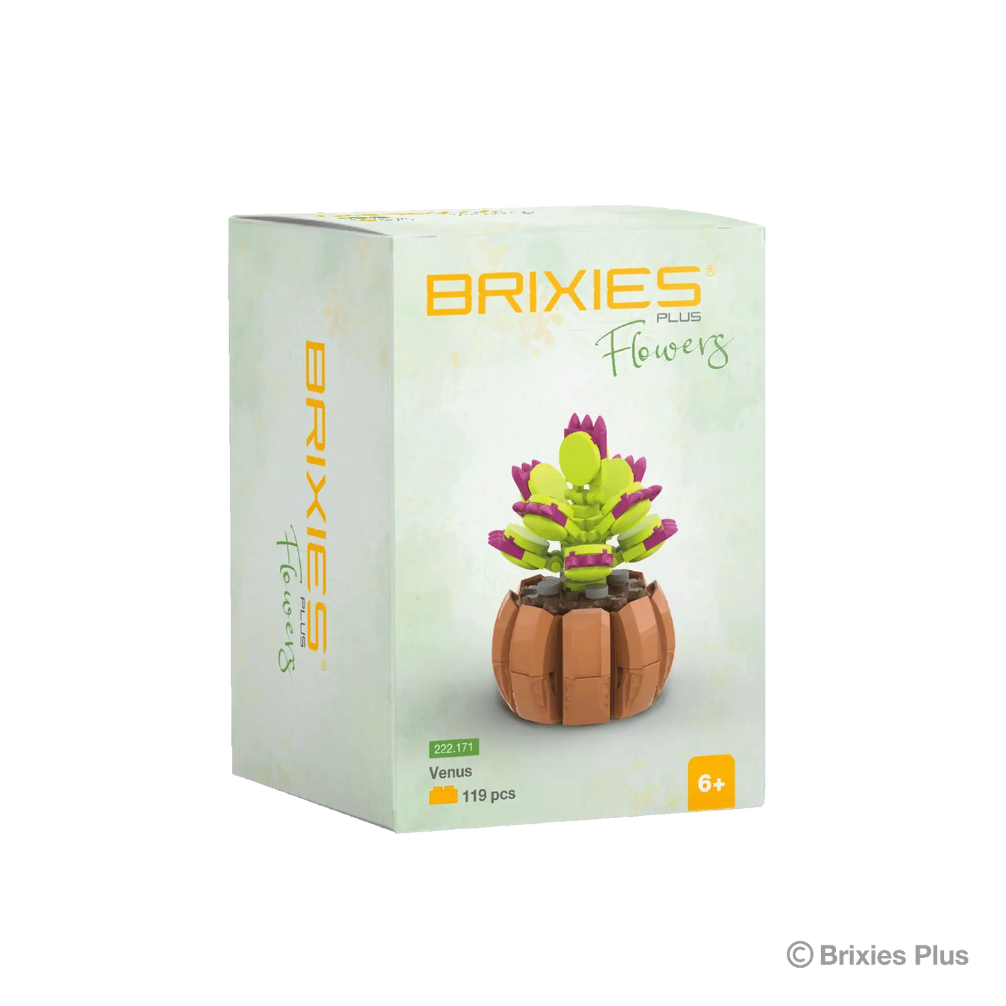 Bloques de construcción oku brixies plus flor venus 119 piezas