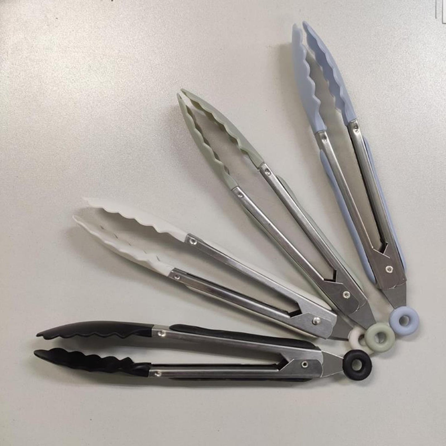 Utensilios de cocina pinzas para servir acero inoxidable 27cm