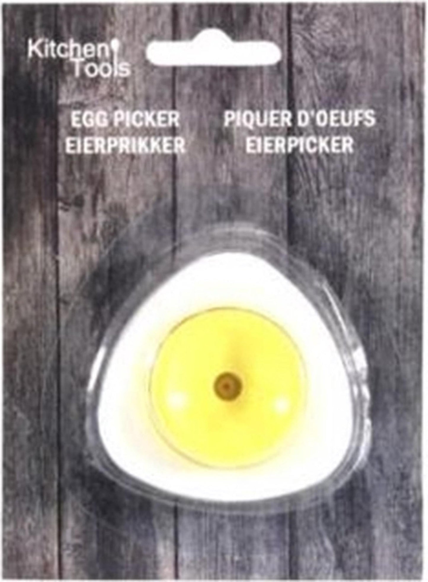 Herramientas de cocina perforador de huevos amarillo blanco