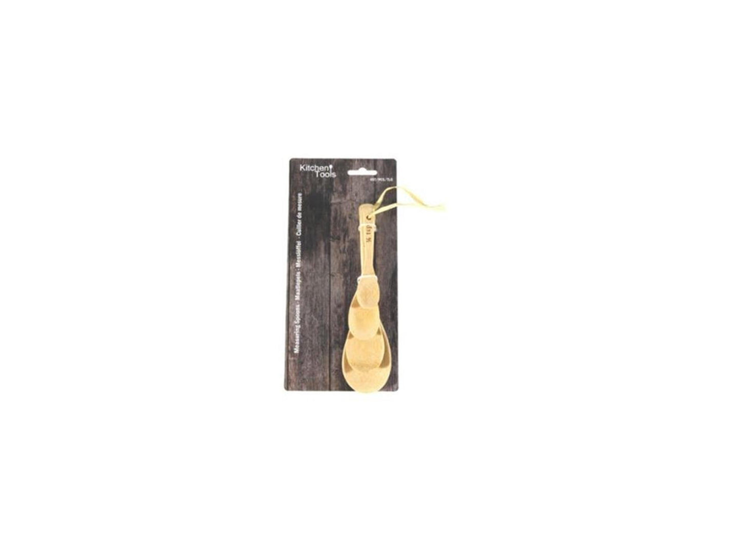 Set di 4 cucchiai in bambù per utensili da cucina