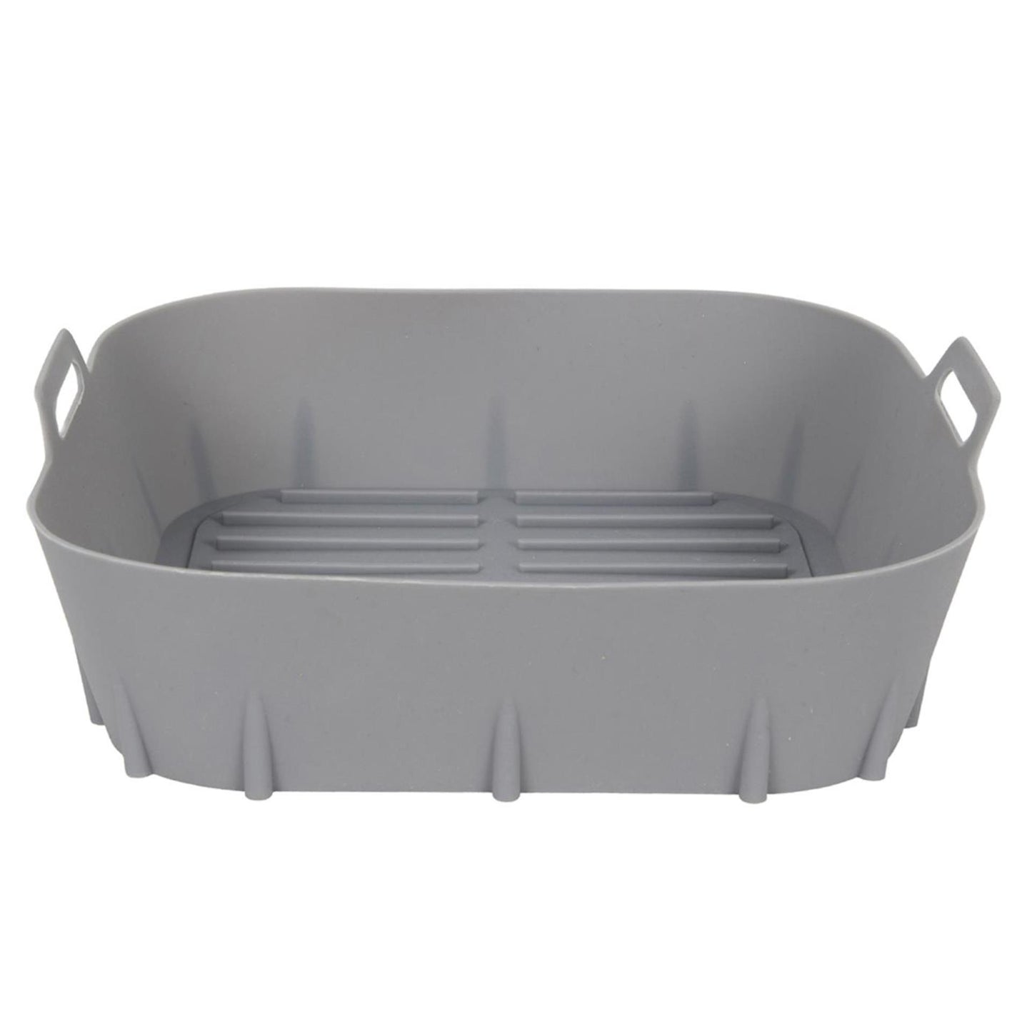 Utensilios de cocina inserto airfryer silicona 20cm gris