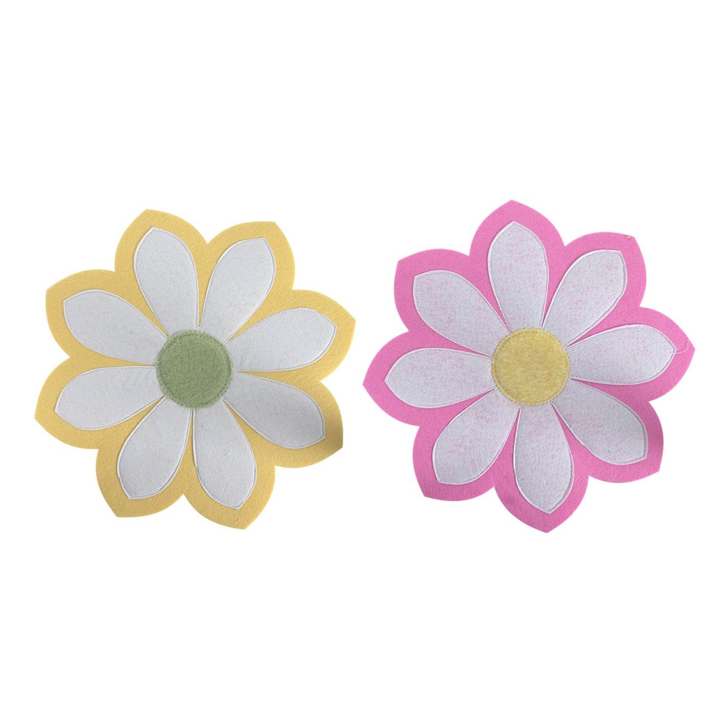 Mantel individual fieltro flor ø32cm