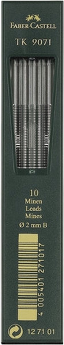 Faber-Castell mine tk9071 3,15mm 4b scatola da 3 pezzi