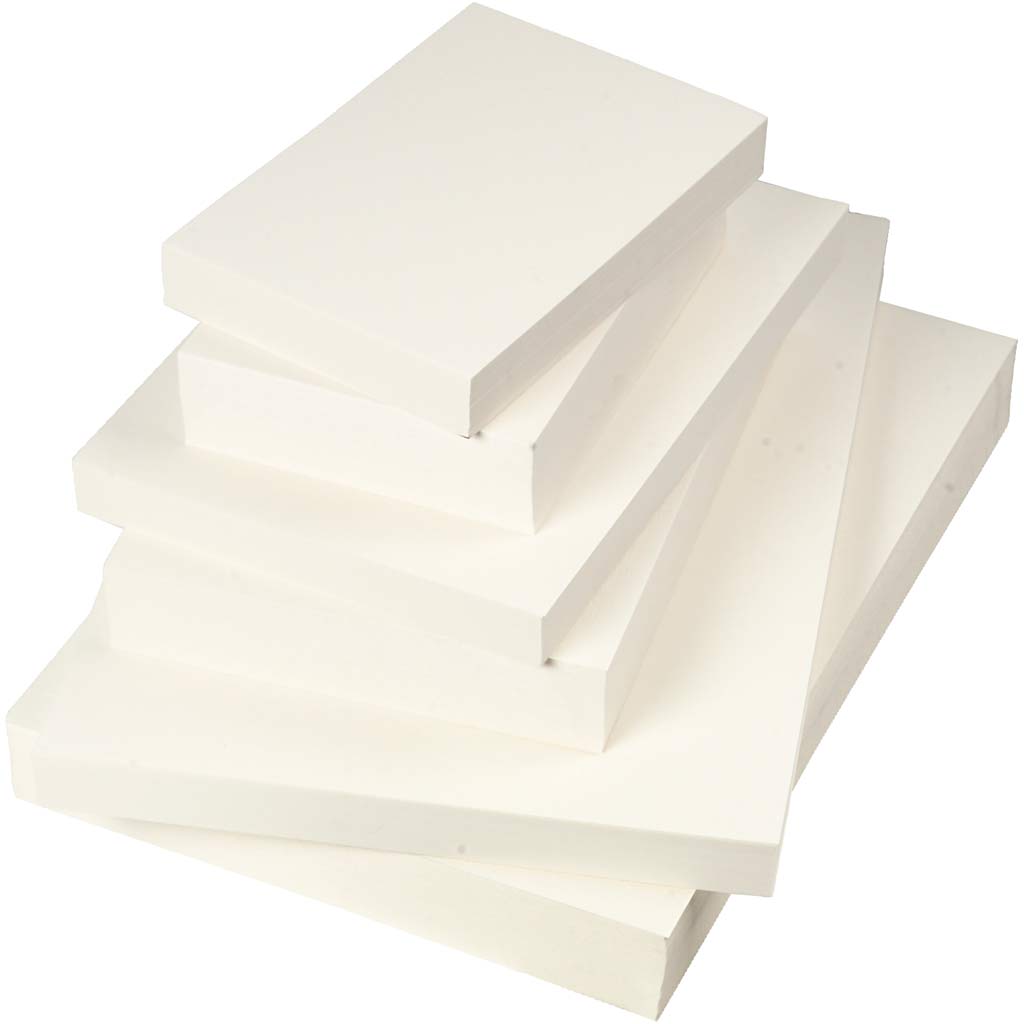Papel acuarela, a3,a4,a5, 200+300 gr, blanco, 6x100 hojas 1 caja