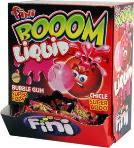 Fini liquid aardbei superzuur gum (200 stuks)