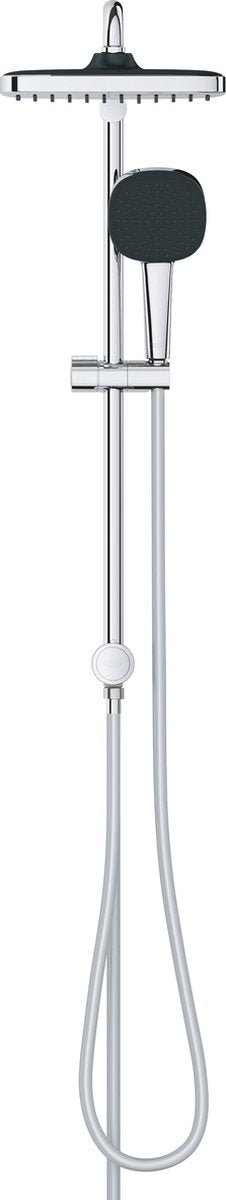 Sistema de ducha Grohe vitalio comfort 250 flex con desviador para montaje en pared - sin grifo termostático - ahorro de agua - cromo