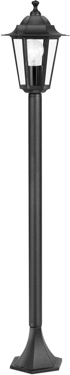 Lampada da terra Eglo laterna 4 - lampada da terra - da esterno - e27 - 100 cm - nera