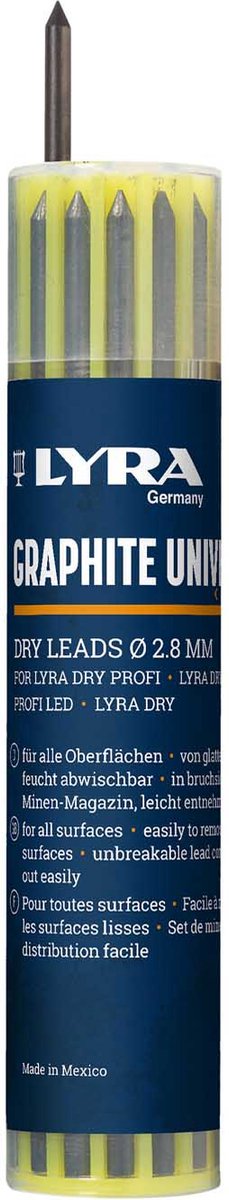 Ricarica in grafite Lyra -dry 12 pezzi.