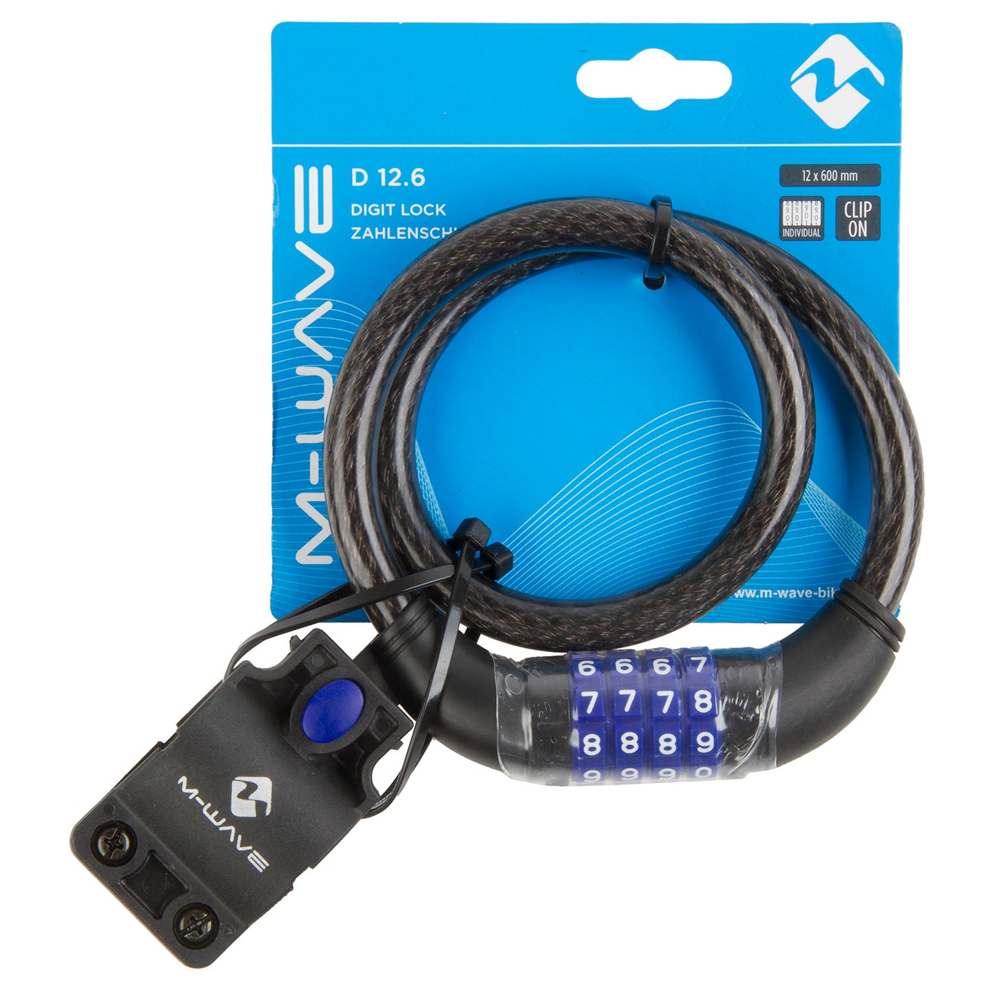 Lote de figura de cable de onda M 60 cm negro
