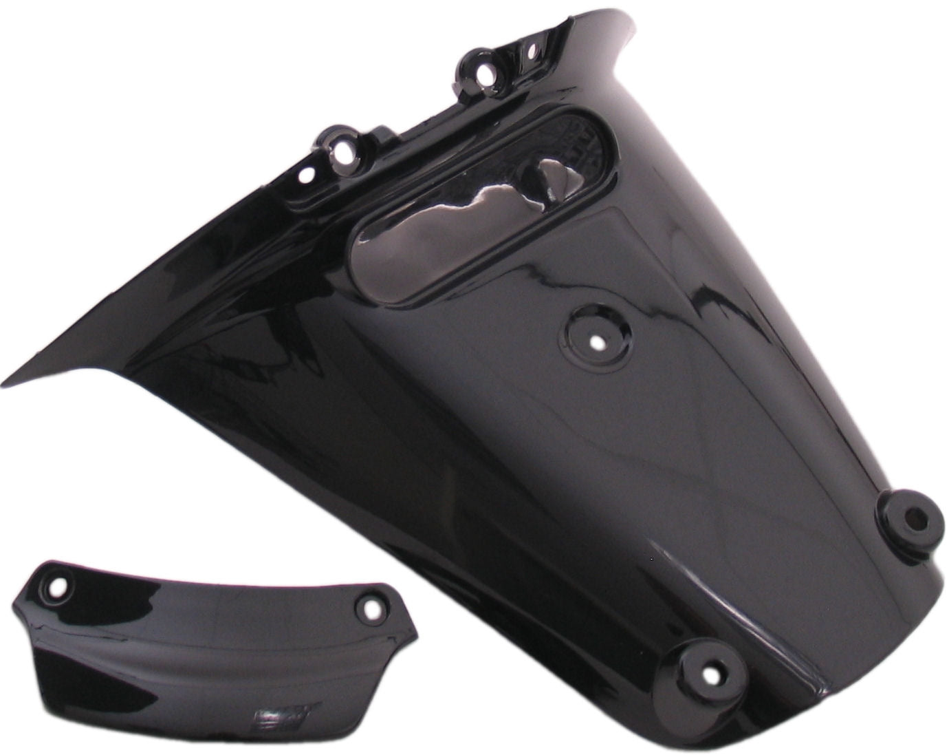 Borde trasero trasero sprint negro metálico