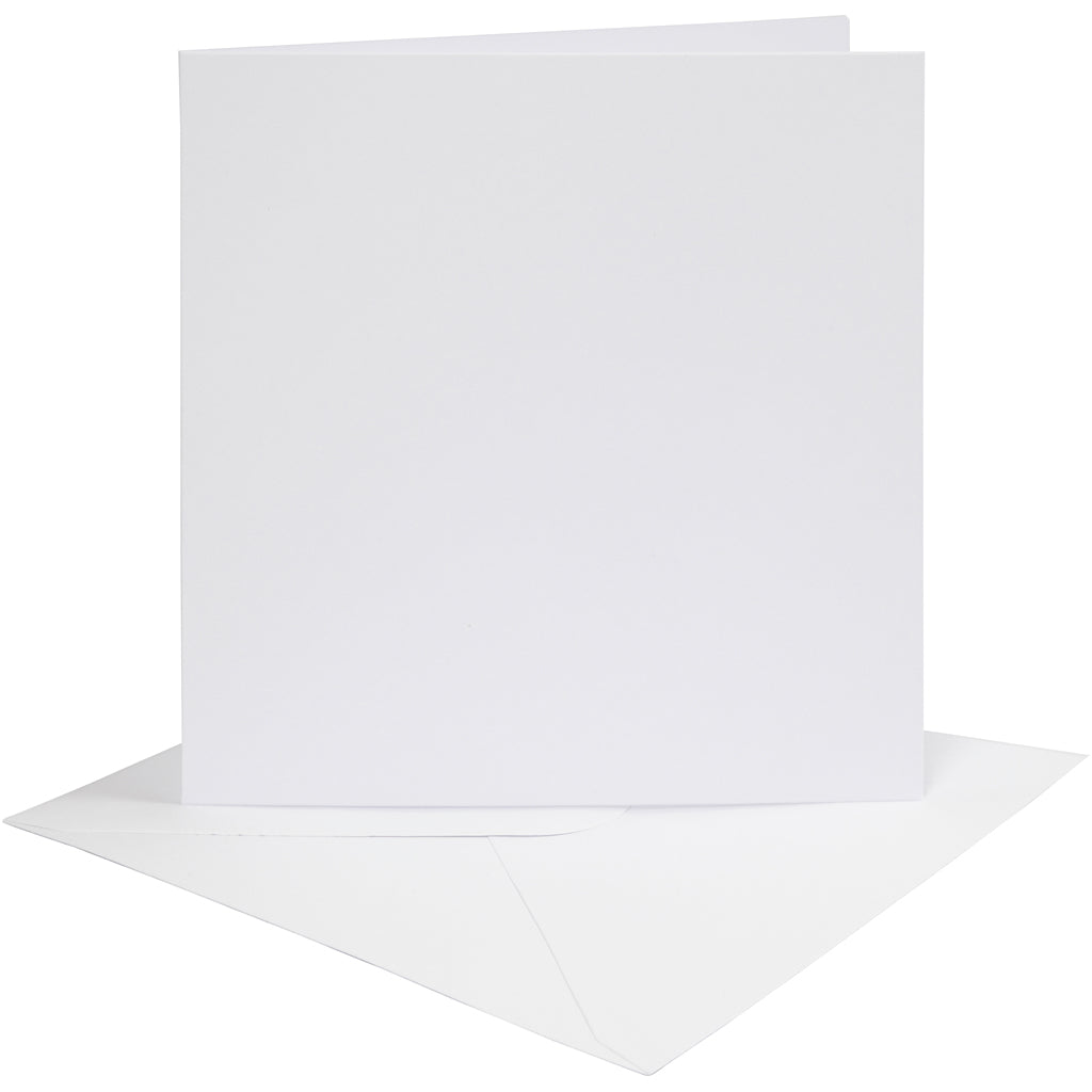 Creative Company Cards and buste White, 4st.