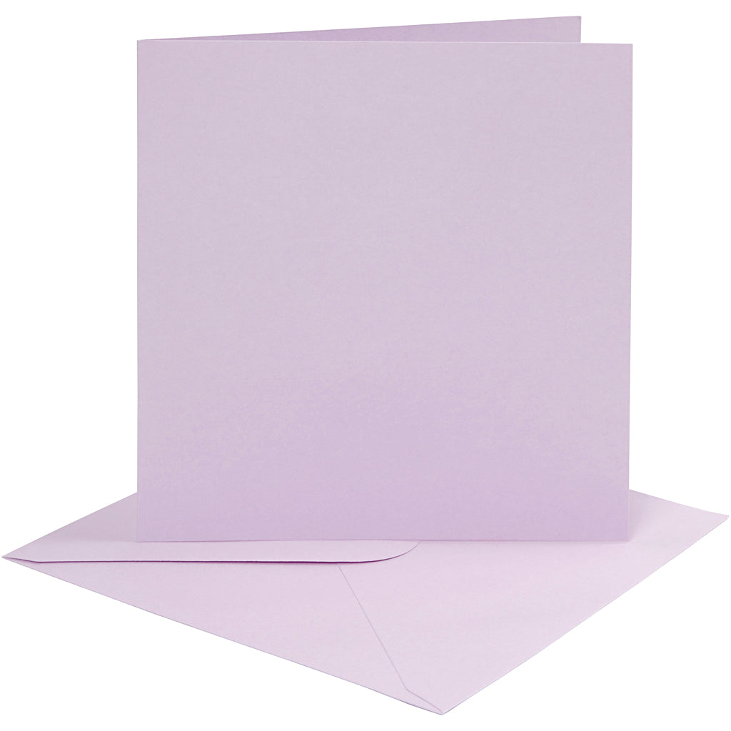 Tarjetas y sobres de Creativ Company Light Purple, 4st.