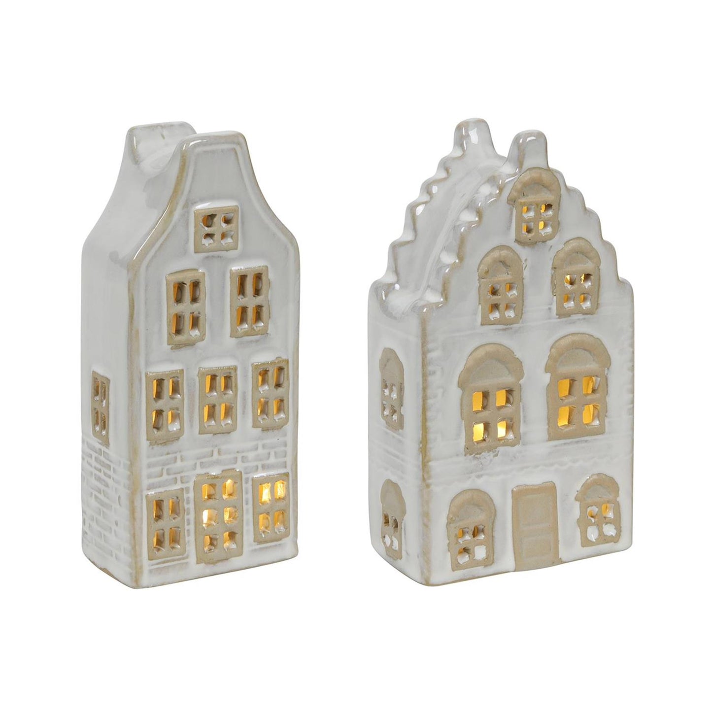 Svenska living led casa de canal piedra h15cm