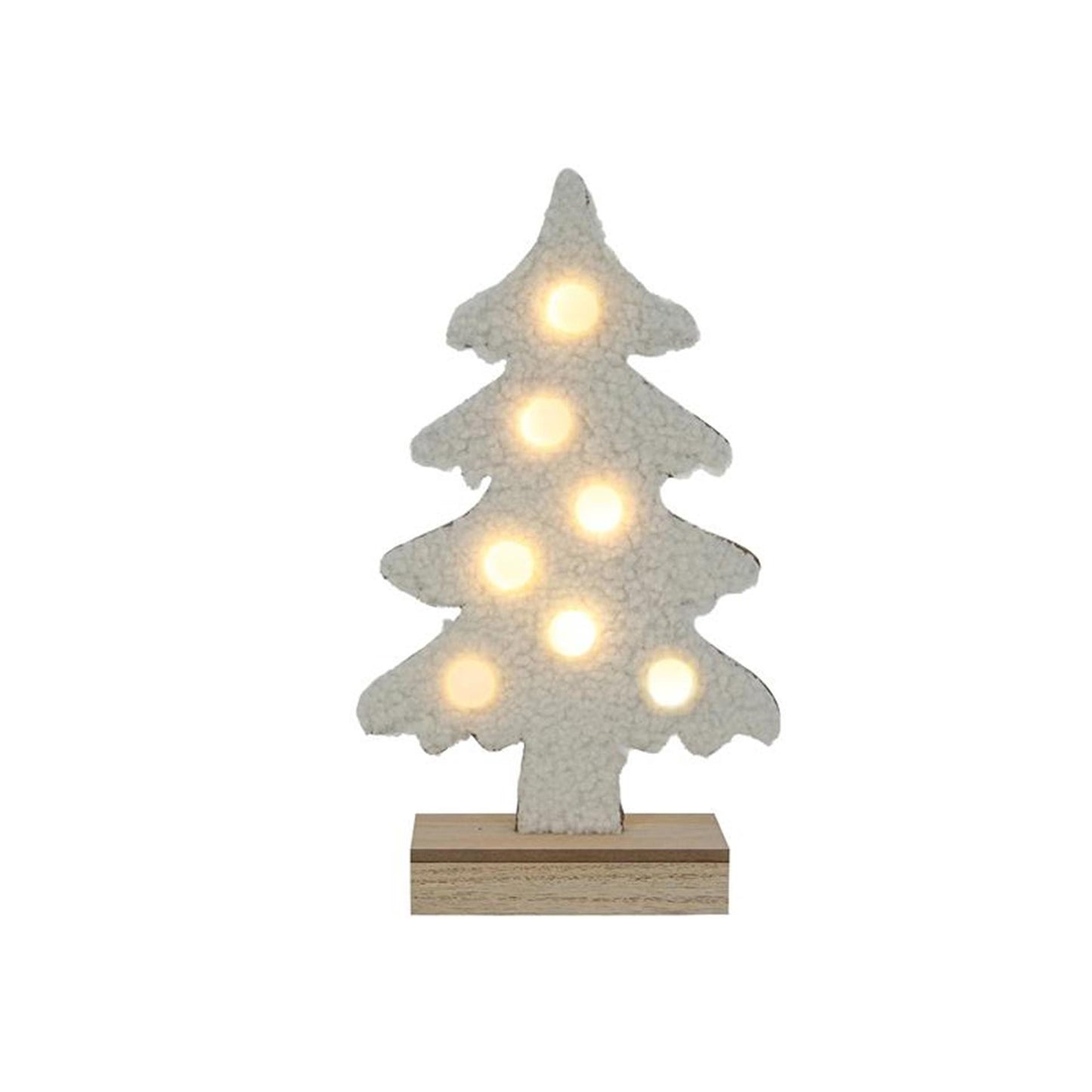 Svenska living Christmas tree teddy 7xled crema 27cm