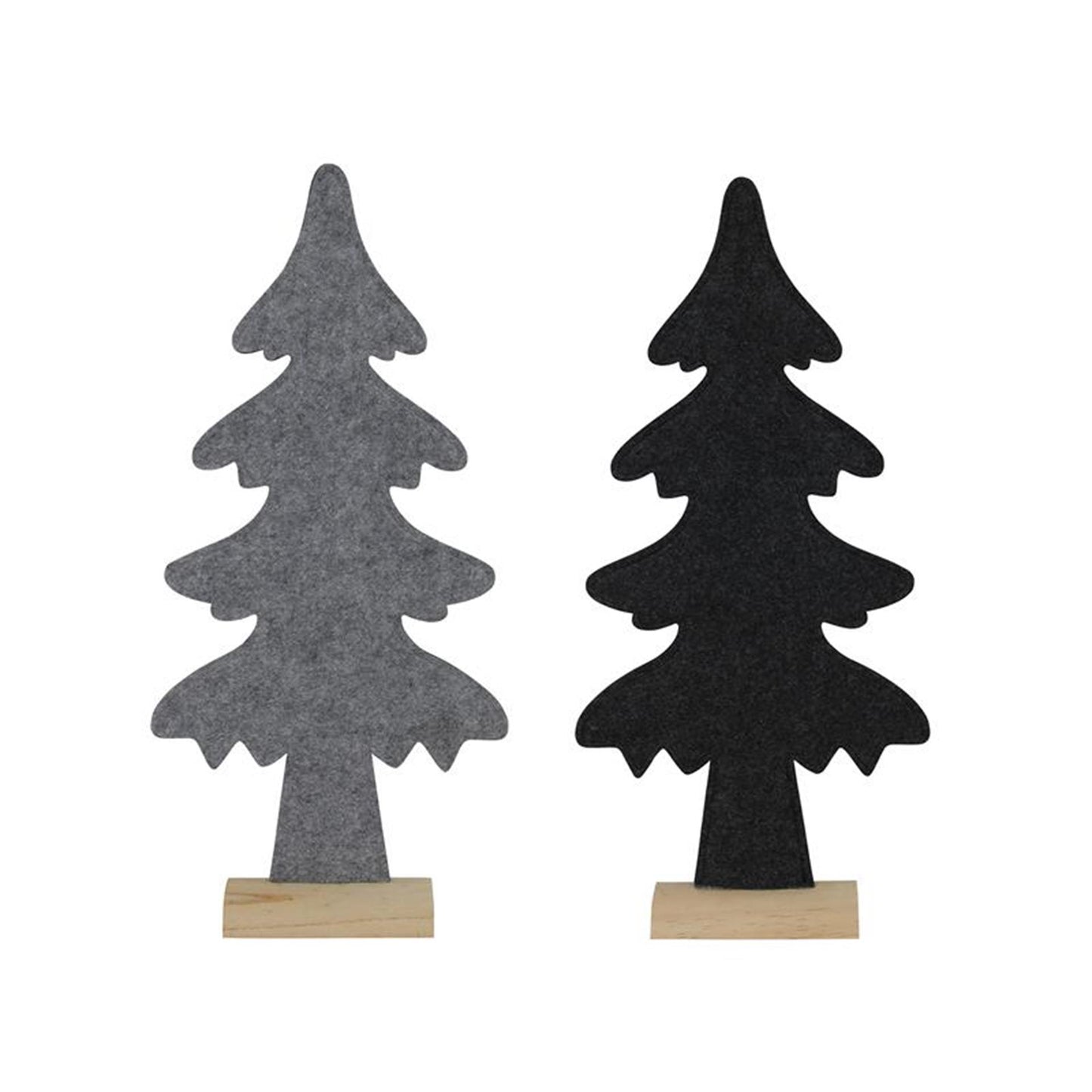 Svenska living árbol de Navidad fieltro 54cm negro o gris
