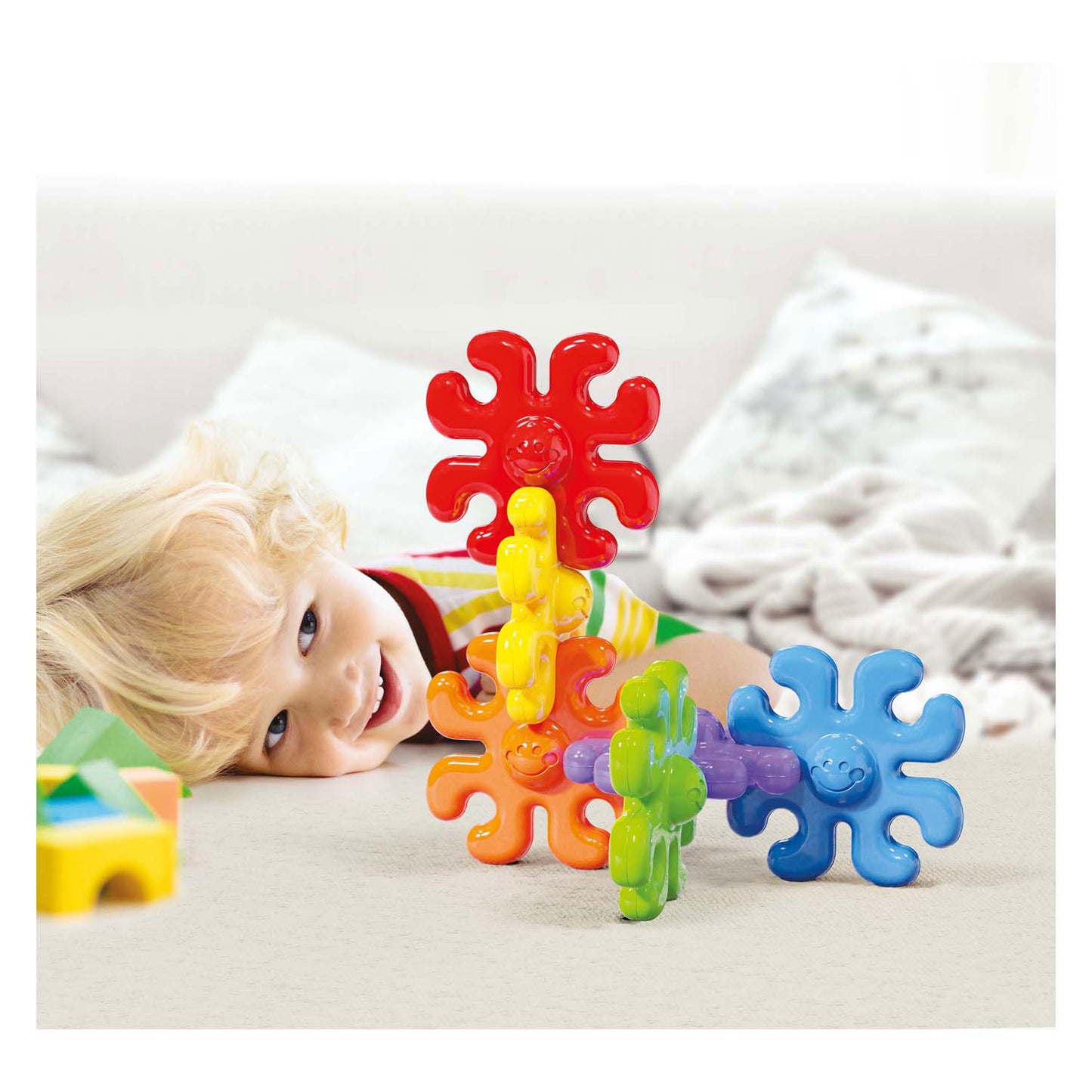 Quercetti Costruction Forms Octopus, 6dlg.