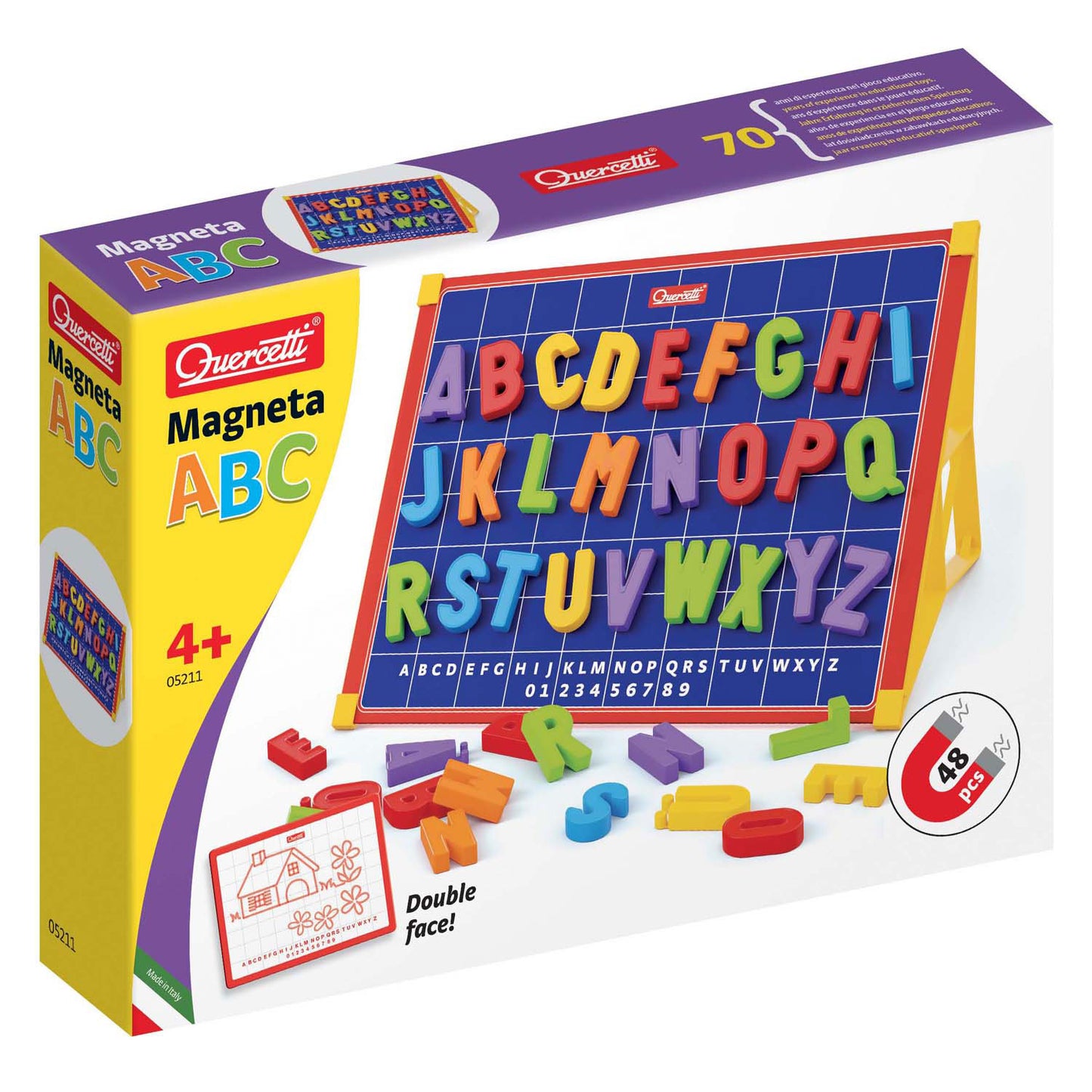 Quercetti ABC tablero magnético