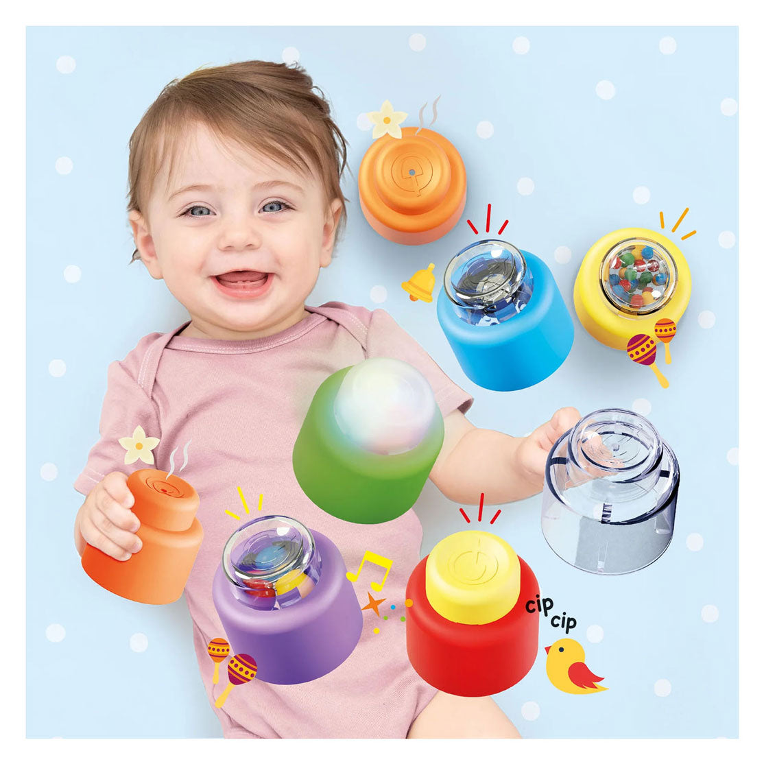 Quercetti momy soft sensory - 8dlg.