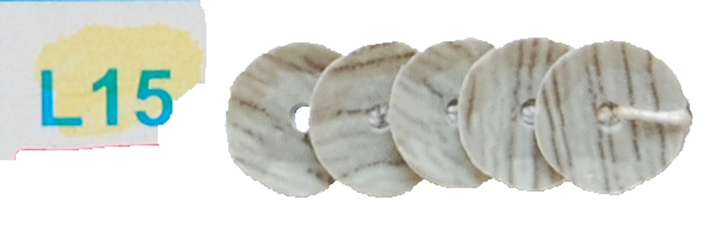 Vaessen creative • paillettes in legno piatto 6mm 450g grigio