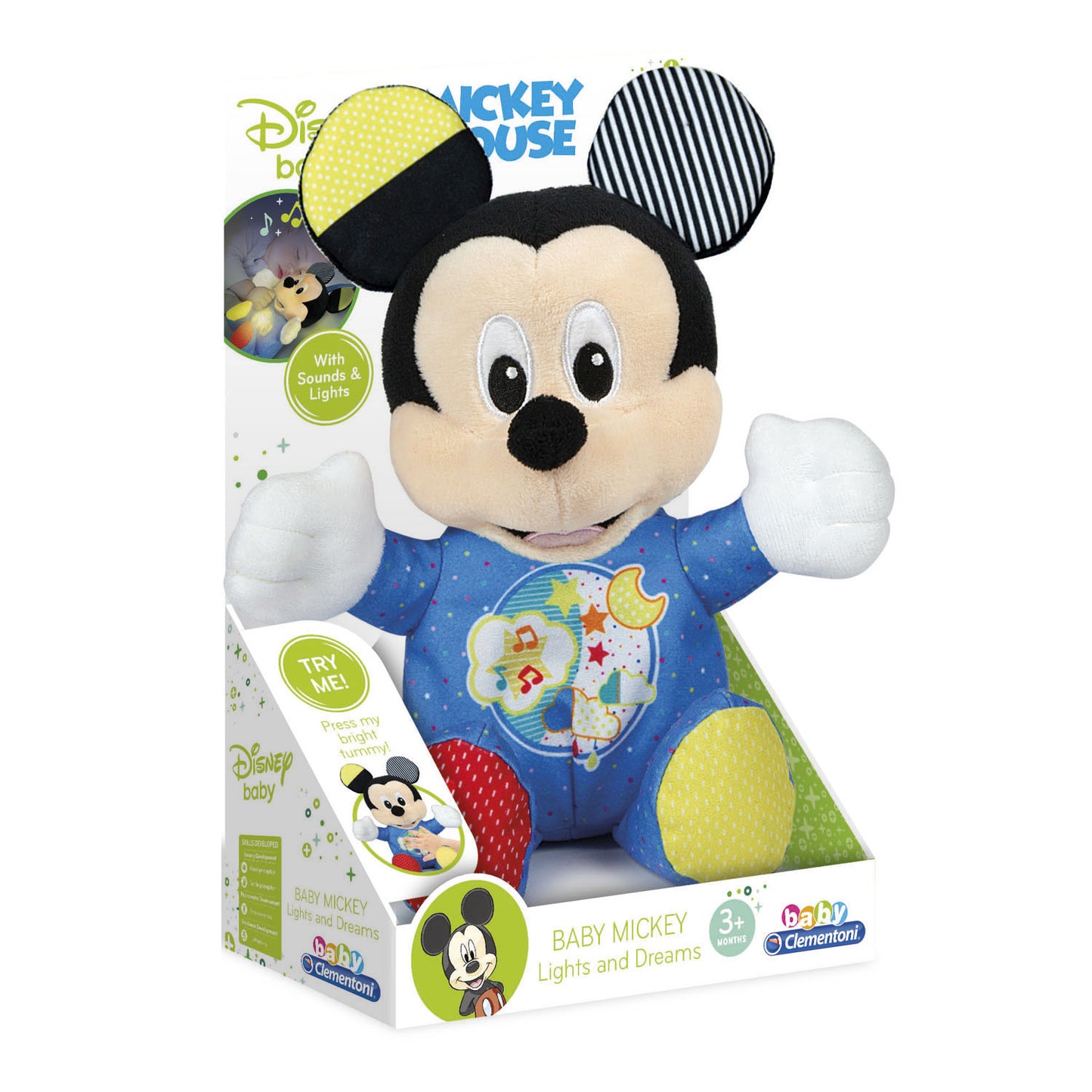 Clementoni Topolino abbraccio con musica e luce