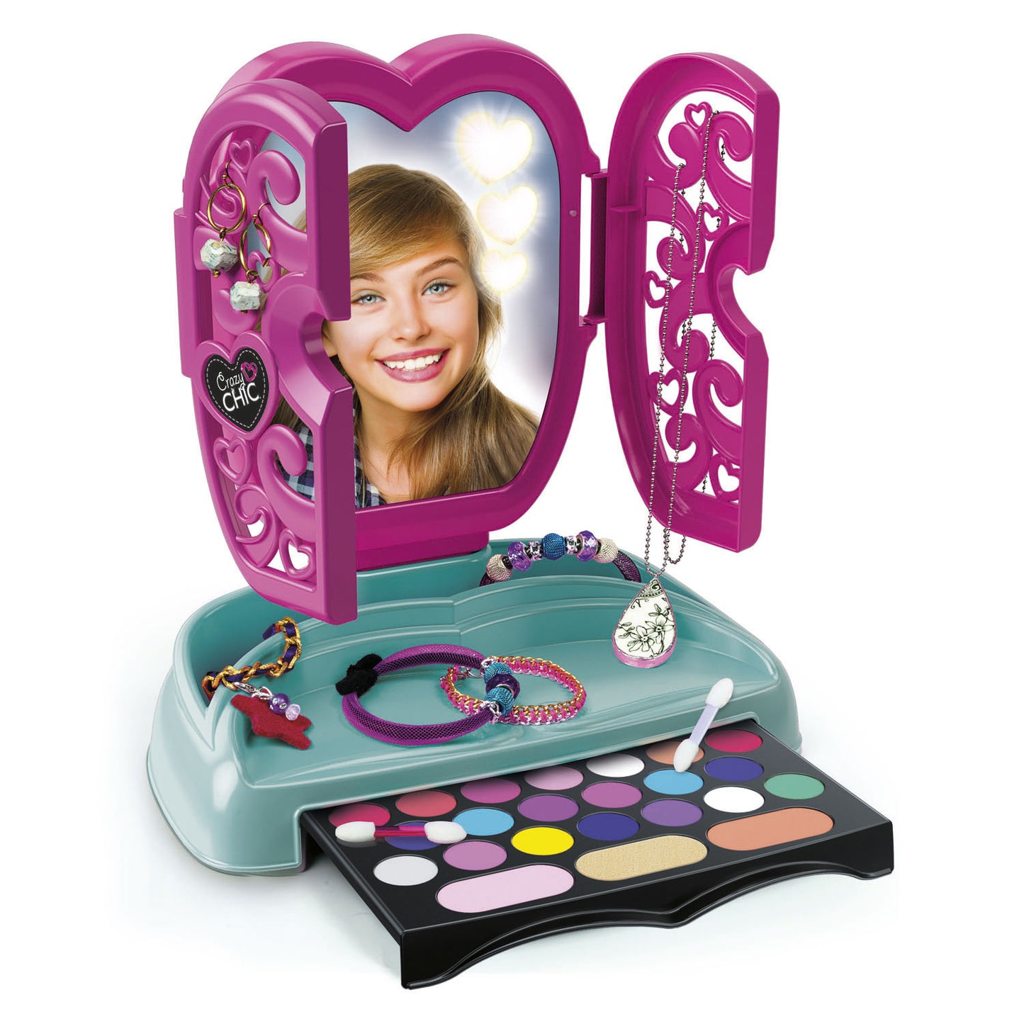 Clementoni Mirror de maquillaje Crazy Chic Chic