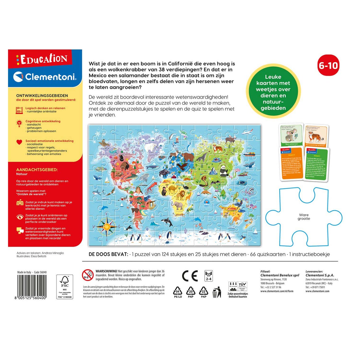 Clementoni Education scopri il mondo