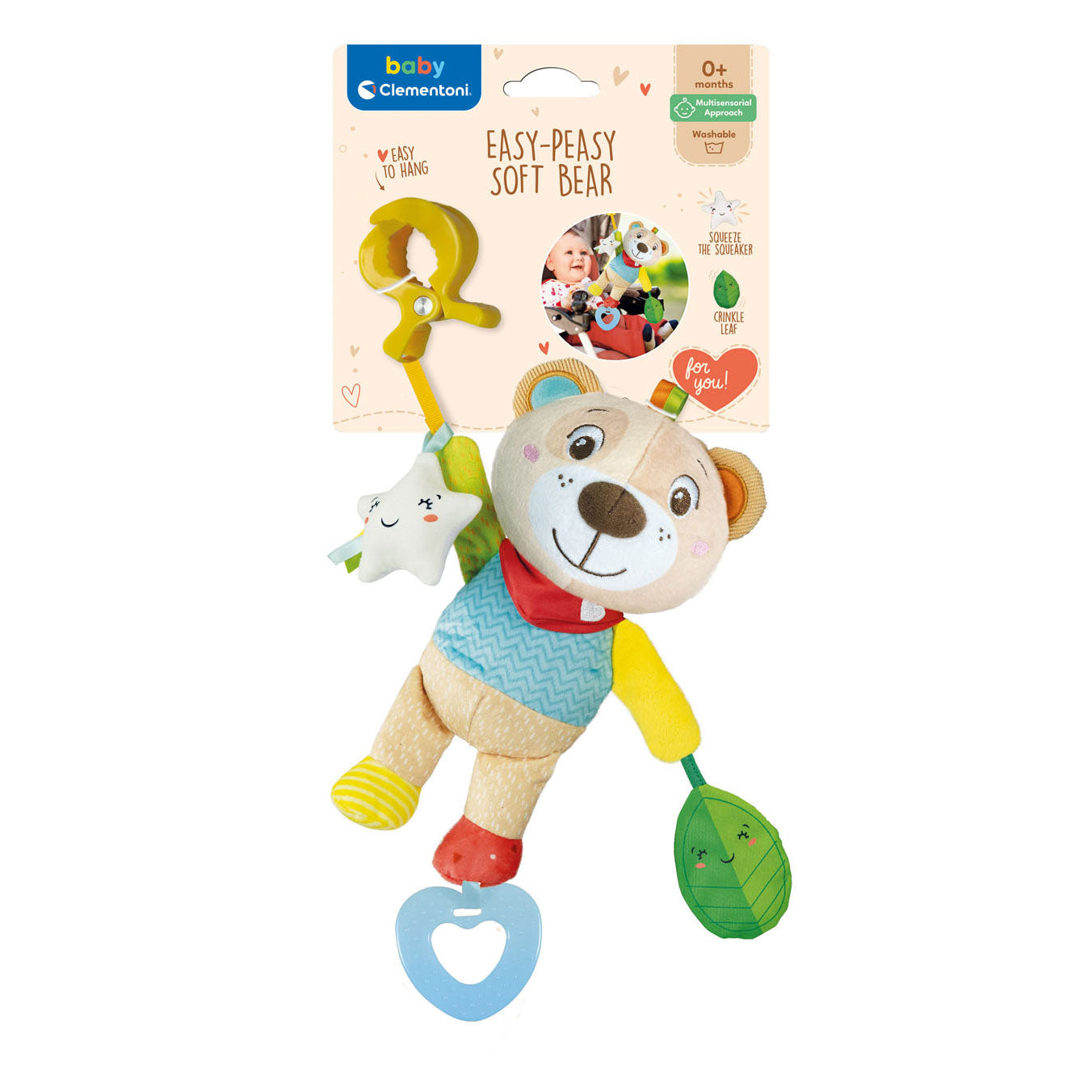 Cliponi Clementoni Easy Peasy Hug Bear