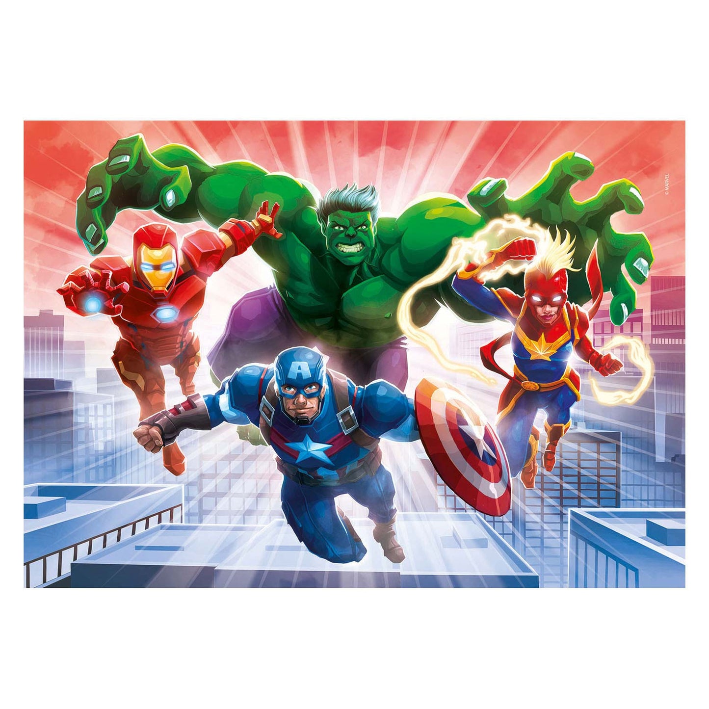 Clementoni Glow in the Dark Puzzle Avengers, 104º.