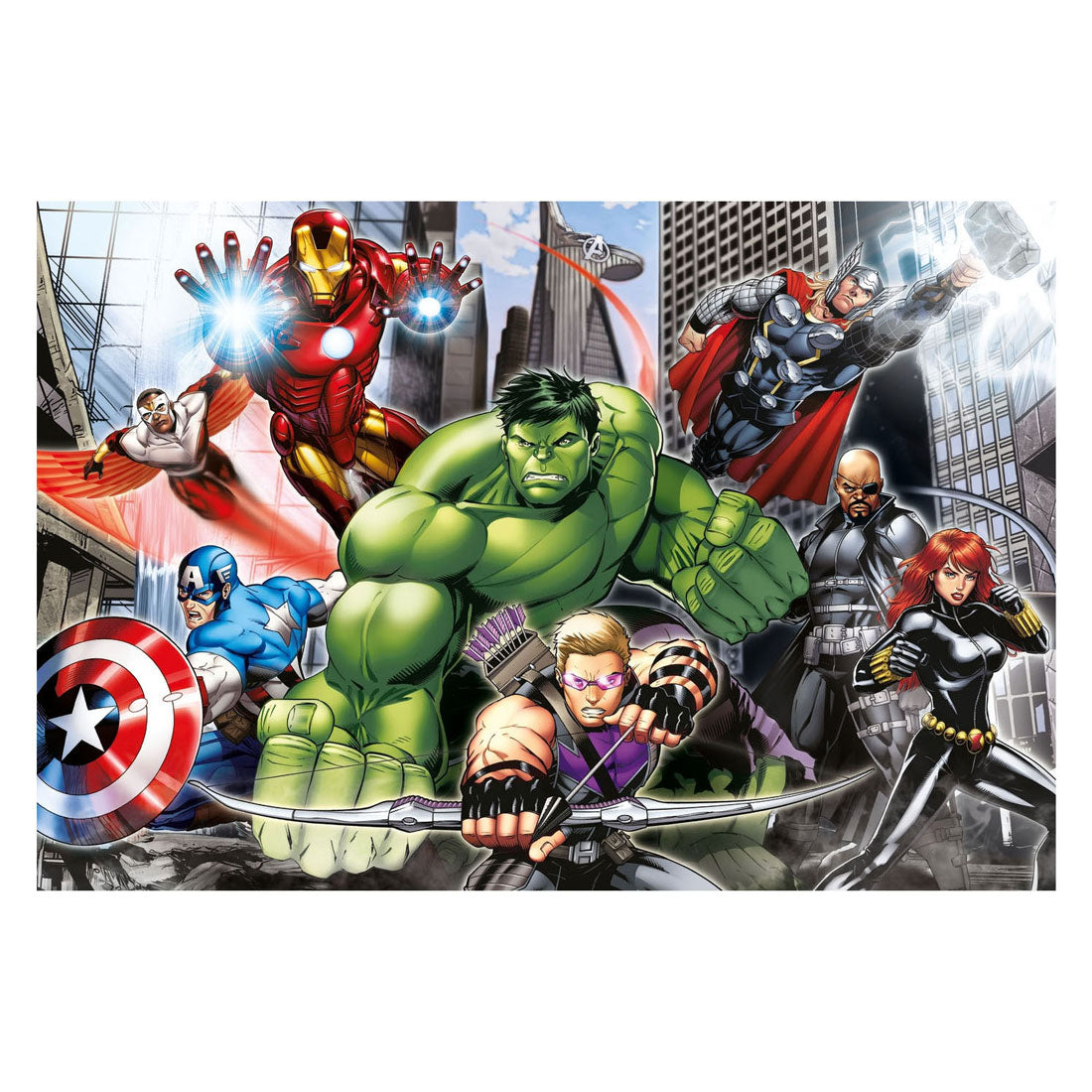 Clementoni Jigsaw Puzzle Super Color Maxi The Avengers, 104º.