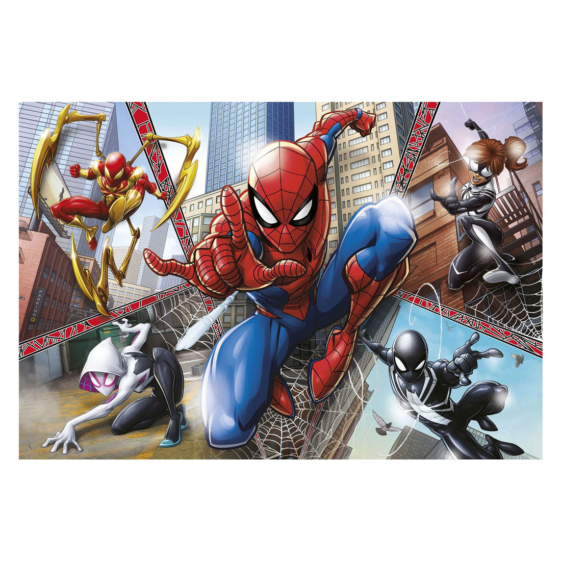 Clementoni Jigsaw Puzzle Super Color Maxi Spiderman, 104º.